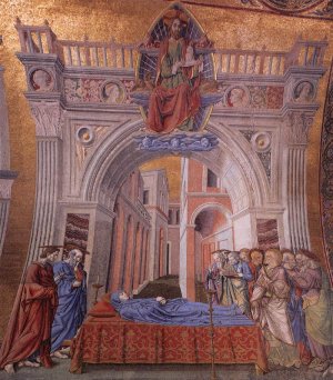 Dormition of the Virgin by Andrea Del Castagno Oil Painting