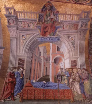 Dormition of the Virgin Oil painting by Andrea Del Castagno