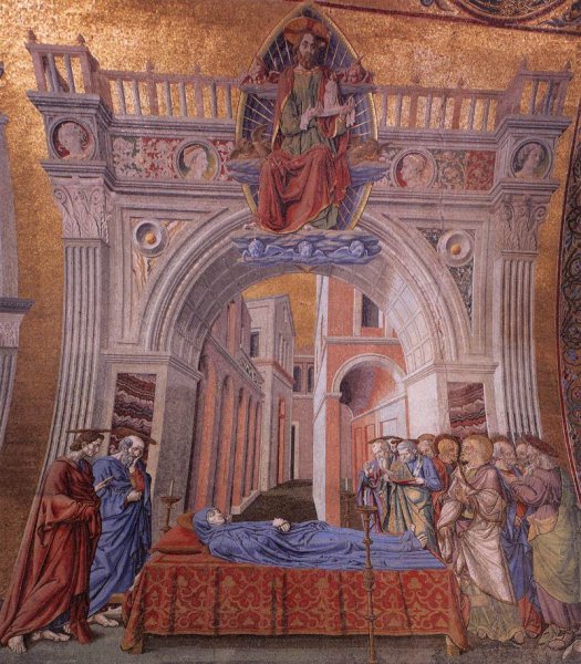 Main Product Photo of Dormition of the Virgin Painting by Andrea Del Castagno