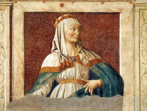 Famous Persons: Queen Esther painting by Andrea Del Castagno