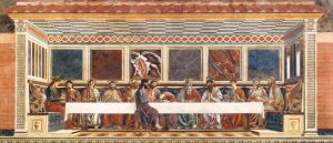 Last Supper by Andrea Del Castagno Oil Painting