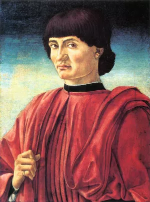 Portrait of a Gentleman painting by Andrea Del Castagno