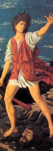 The Youthful David painting by Andrea Del Castagno