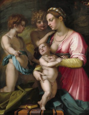 Charity by Andrea Del Sarto Oil Painting