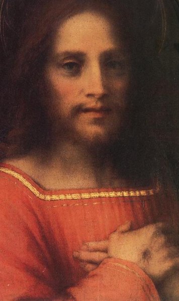 Main Product Photo of Christ the Redeemer Painting by Andrea Del Sarto