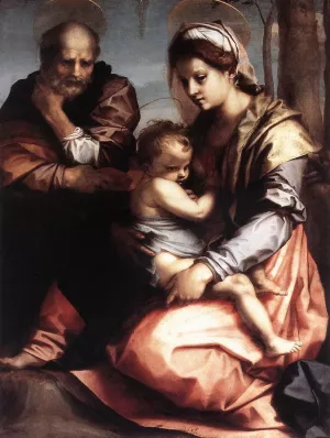 Holy Family Barberini by Andrea Del Sarto - Oil Painting Reproduction