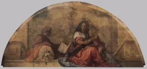 Madonna del Sacco by Andrea Del Sarto Oil Painting