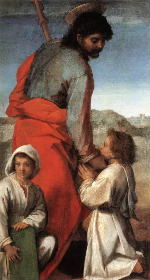 St James Oil painting by Andrea Del Sarto
