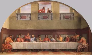 The Last Supper by Andrea Del Sarto Oil Painting