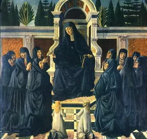 Saint Monica by Andrea Del Verrocchio Oil Painting