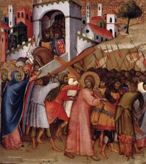 Christ on the Road to Calvary painting by Andrea Di Bartolo
