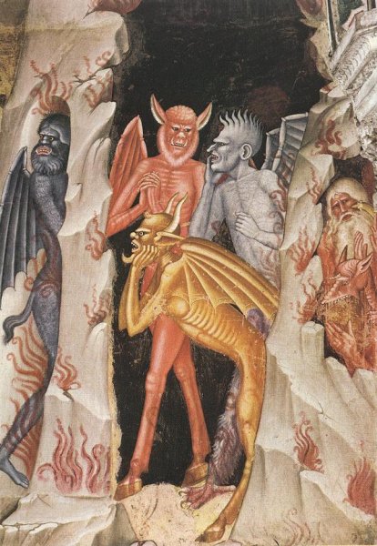 Descent of Christ to Limbo Detail by Andrea Di Bartolo - Hand-Painted Oil Painting Reproduction