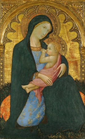 The Madonna Of Humility by Andrea Di Bartolo Oil Painting