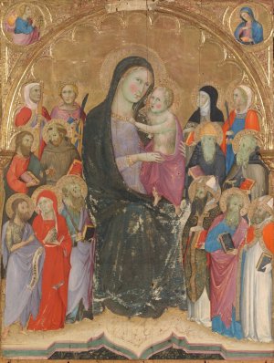 Virgin and Child with Saints by Andrea Di Bartolo Oil Painting