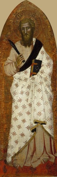 Main Product Photo of Saint Bartholomew  Painting by Andrea Di Bonaiuto