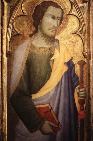 St James the Greater by Andrea Di Vanni D'Andrea Oil Painting