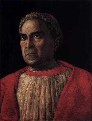 Cardinal Lodovico Trevisan painting by Andrea Mantegna