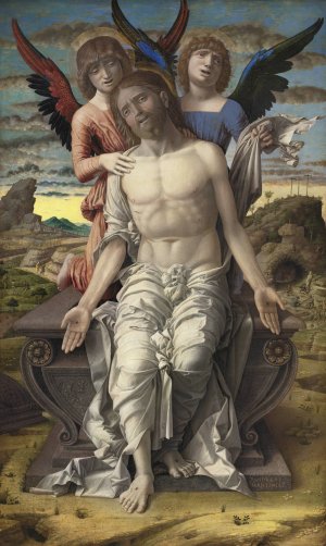Christ as the Suffering Redeemer by Andrea Mantegna Oil Painting