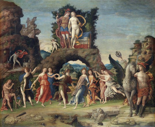 Main Product Photo of La Parnasse  Painting by Andrea Mantegna