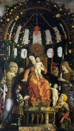 Madonna of Victory by Andrea Mantegna - Oil Painting Reproduction