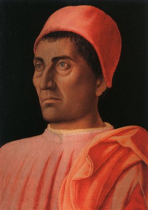 Portrait of the Protonary Carlo de' Medici by Andrea Mantegna Oil Painting