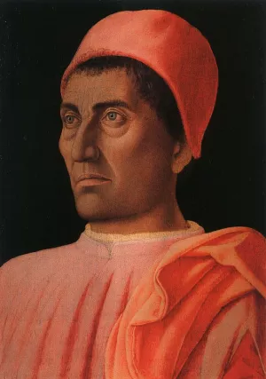 Portrait of the Protonary Carlo de' Medici painting by Andrea Mantegna