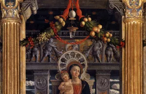 San Zeno Polyptych Detail painting by Andrea Mantegna