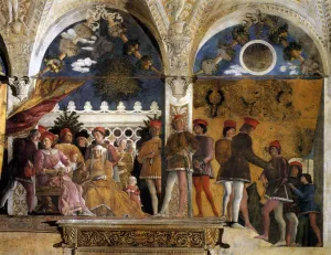 The Court of Mantua by Andrea Mantegna - Oil Painting Reproduction