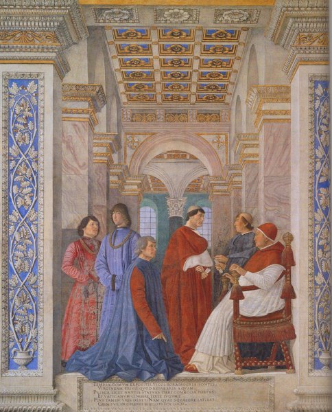 Main Product Photo of The Family of Ludovico Gonzaga Painting by Andrea Mantegna