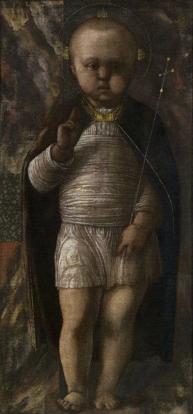 The Infant Savior by Andrea Mantegna Oil Painting