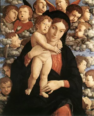 The Madonna of the Cherubim Oil painting by Andrea Mantegna
