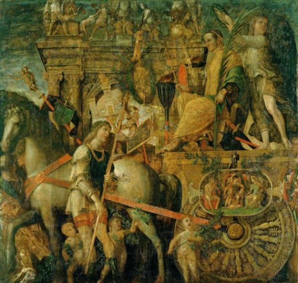 Main Product Photo of The Triumphs of Caesar Painting by Andrea Mantegna