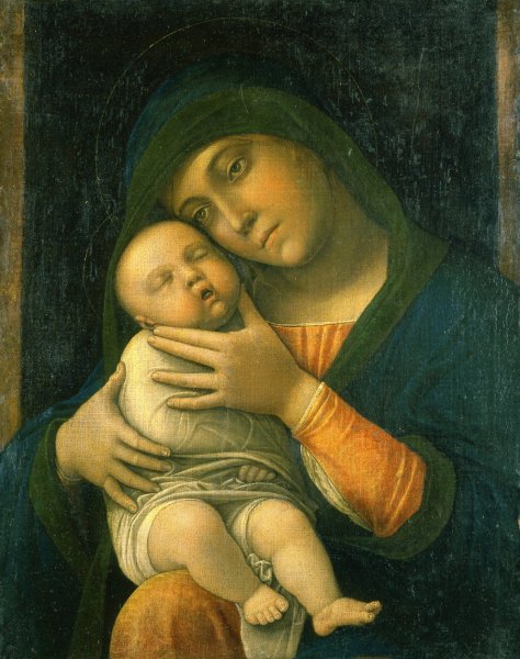 Main Product Photo of Virgin and Child  Painting by Andrea Mantegna