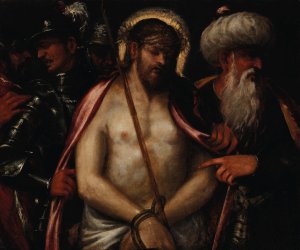 The Mocking of Christ by Andrea Michieli Oil Painting