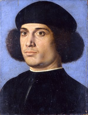 Portrait of a Man by Andrea Previtali Oil Painting