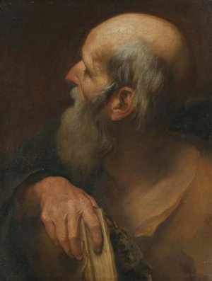 Saint Andrew by Andrea Sacchi Oil Painting
