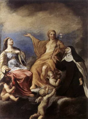The Three Magdalenes painting by Andrea Sacchi