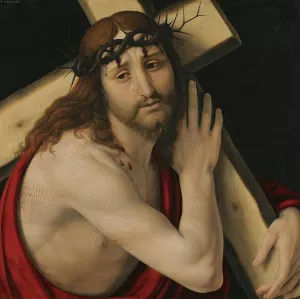 Christ Carrying The Cross by Andrea Solario Oil Painting
