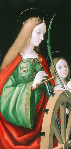 St. Catherine by Andrea Solario Oil Painting