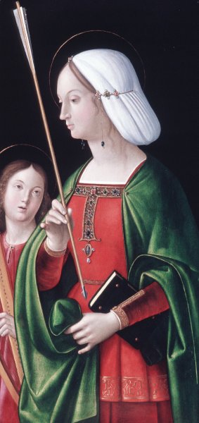 St. Ursula Oil painting by Andrea Solario
