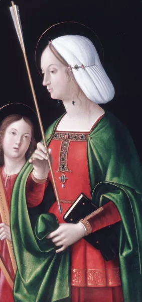 St. Ursula by Andrea Solario - Oil Painting Reproduction
