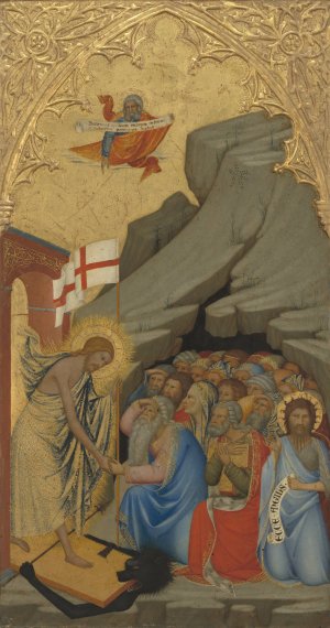 Scenes from the Passion of Christ - The Descent into Limbo by Andrea Vanni Oil Painting