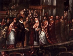 The Doge and the Patriarch Welcoming Henri III, King of France