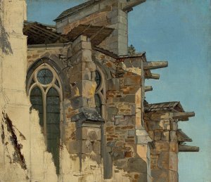 Der Altenberger Dom by Andreas Achenbach Oil Painting