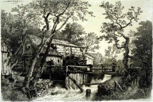 Mill Beside a Stream