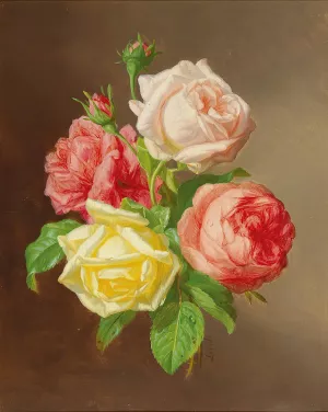 Roses by Andreas Lach Oil Painting