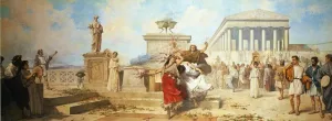The Dance Continues by Andreas Marchisio - Oil Painting Reproduction
