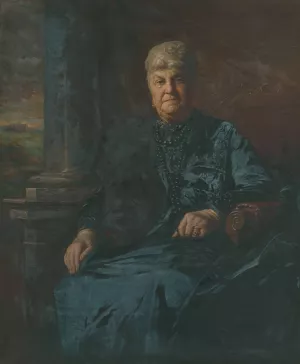 Portrait of Countess Csakyova by Andrej Baca Oil Painting