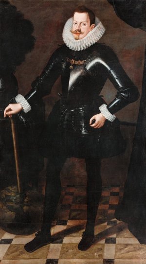 Philip III of Spain by Andres Lopez Polanco Oil Painting