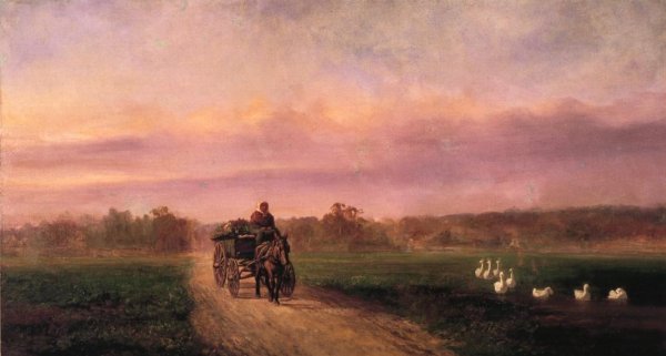 Main Product Photo of Old Gentilly Road Painting by Andres Molinary